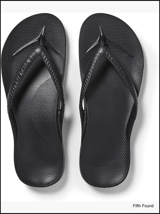 Shoes - Orthotic Arch Support Flip Flops for Plantar Fasciitis Relief Cushioned Thong